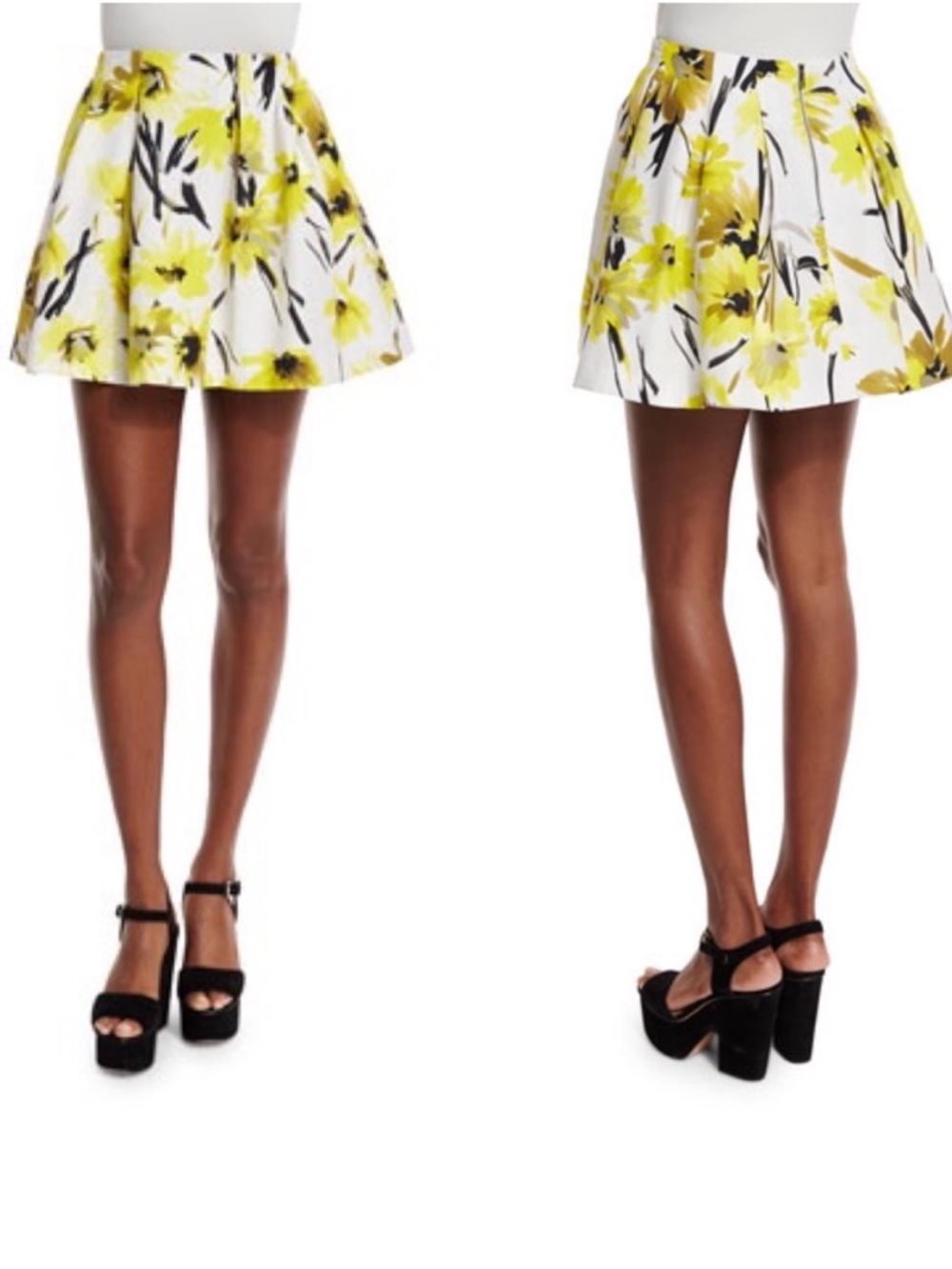 Alice + Olivia Connor Floral Circle Skirt